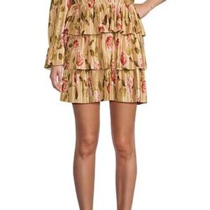 Wayf asymmetrical neckline dress. Size S . NWT